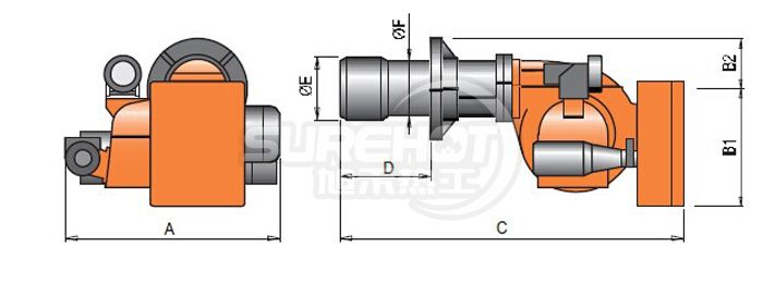 百得BT250 DSG 4T外形尺寸