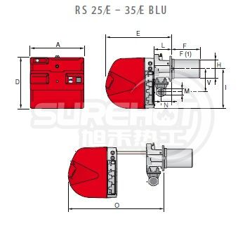 利雅路RS35/M BLU外型尺寸圖